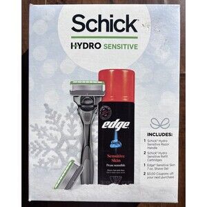 Schick Hydro Sensitive 6 Piece Travel Set Gift Set | Brand New